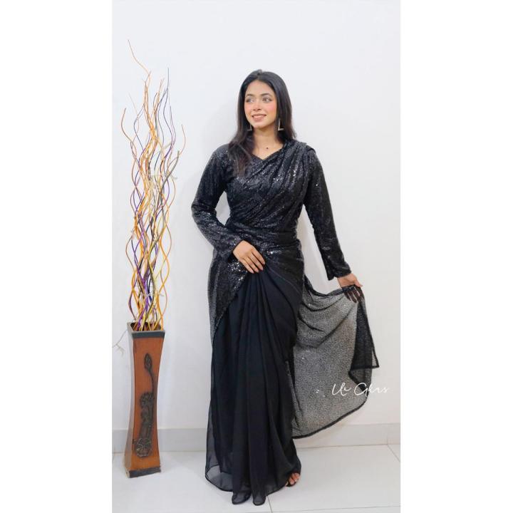 Stylish and fashionable ready saree for girls and women