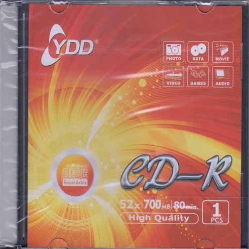 YDD CD-R 700MB80Min (Blank CD)_1Pcs