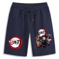 Demon Slayer Shorts Anime Print Shorts Casual Loose Beach Short Pants Men Women Kimetsu No Yaiba Gym Workout Five Pants Unisex.