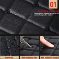 4Pcs/set Universal Car Floor Mats PU Leather Waterproof Dust-Proof Auto Foot Rug Mats Wear Resistant Easy To Install Car Foot Mat Car Interior Accessories. 