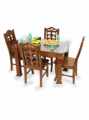 4 chair Dinning Table Set Malaysian Process Wood DI-03. 