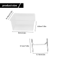 12 Pieces Pegboard Plastic Bins Kit - Pegboard Bins with Hooks - Pegboard Accessories Workbench Bins Fits to Peg Board.