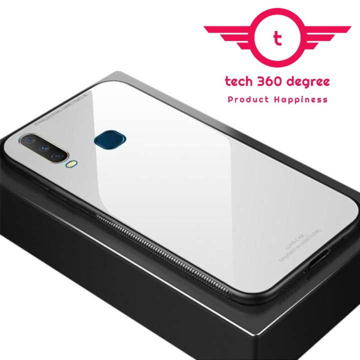 Vivo Y12 Y15 Y17 Full Cover TPU Shockproof Back Cover Glass