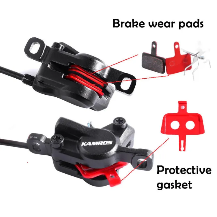 Kamros%20Hydraulic%20Brakes%20with%20Rotor%20Set%20FRONT%20&%20REAR%20Full%20set%202pc%20Disc%20Free%20-%20Image%204