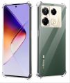 Infinix Note 40 Pro Plus Premium Silicone Case Crystal Clear Soft TPU Ultra-Thin Transparent Flexible Mobile Phone Back Cover.