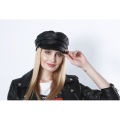 Wholesale Women Man Leather Baseball Cap Hat Brand Black Leather StuTrucker Sport Caps Hats Black-Black 2.