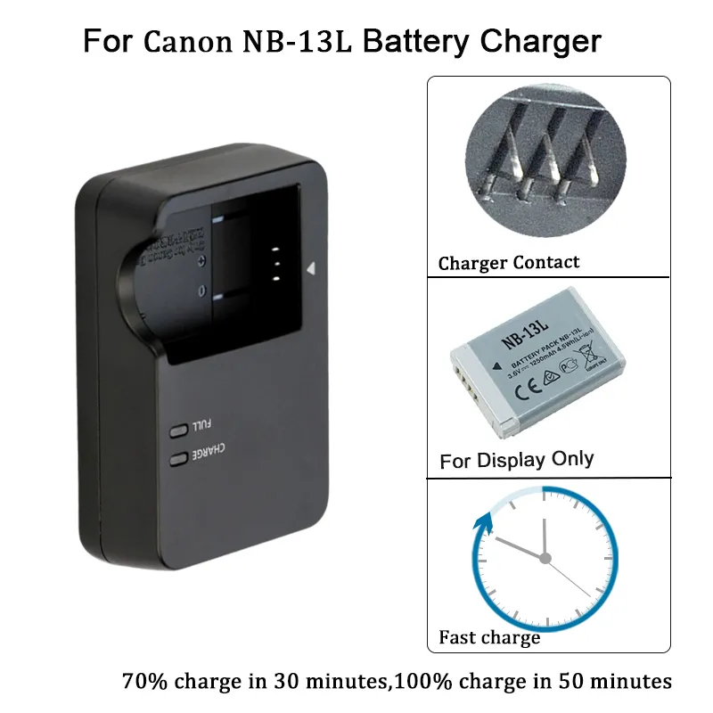 Battery Pack Canon G9x Charger CB-2LH Battery Charger For Canon NB
