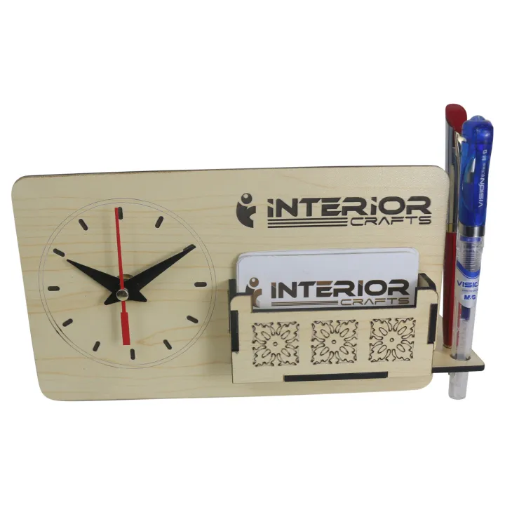 Wooden%20Desktop%20with%20Clock%20Mobile%20Stand%20Visiting%20Card%20Holder%20&%20Pen%20Stand%20Office%20Use%20INTE-2190%20-%20Image%209