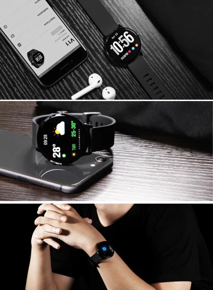 Waterproof Fitness Tracker Watch V11 Color Screen Bluetooth