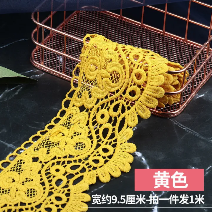 Water%20Soluble%20Hollow-out%20Wide%20Yellow%20Lace%20Edge%20Lace%20Handmade%20Skirt%20-%20Image%202