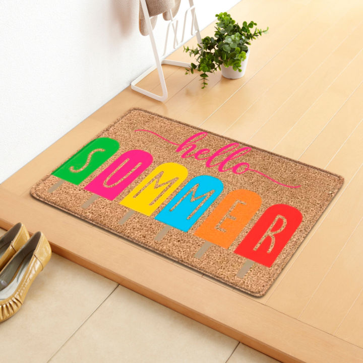 GC%20Summer%20Hello%20Doormat%2040%20x%2060cm/60%20x%2090cm%20Anti%20Slip%20Wear-resistant%20Floor%20Mat%20For%20Bedroom%20Bathroom%20Entrance%20-%20Image%209
