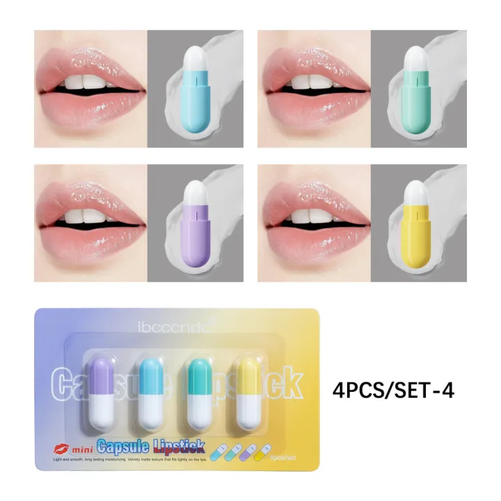 ibcccndc%20Capsule%20Lipstick%204-Pack%20Lipstick%20Set%20Gift%20Box%20Easy%20to%20Color,%20Matte%20Mini%20Lipstick,%20Lipstick%20Cross-border%20-%20Image%207