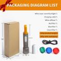 Mini Multi-color Flashlight Green/Red/Blue/White COB LED Toch Zoom USB Charging Haning Tent Lamp Hunting Outdoor Fishing Light.