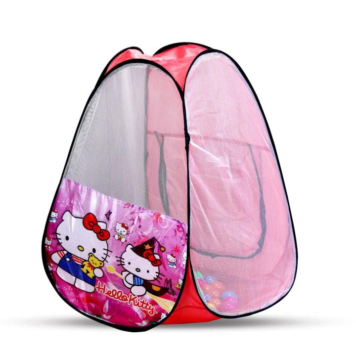 HELLO KITTY TENT PLAY HOUSE WITH 50 BALLS