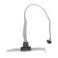 Serial Port Adapter Baffle, Motherboard Header Serial Port Header for Adding A 9-pin COM Port. 