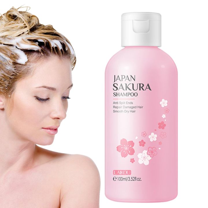 LAIKOU%20Japan%20Sakura%20Shampoo%20for%20Damaged%20Hair%20Repair,%20Moisturizing,%20Nourishing,%20Oil%20Control,%20Hair%20Cleansing%20Care%20Shampoo,%20100ml%20-%20Image%203