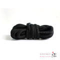1 pair Premium Quality BLACK-Colored Laces for Sneakers and Other Footwear | COLOR BLACK.