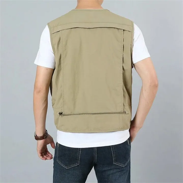 Outdoor%20Vest%20Men's%20Multi-Pocket%20Loose%20Workwear%20Sleeveless%20Jacket%20Men%20Climbing%20Hiking%20Fishing%20Cargo%20Tool%20Waistcoat%20Oversize%206XL%20-%20Image%205