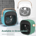 Portable air conditioning fan USB office desktop mini refrigerator household bedroom humidification spray water cooling fan. 