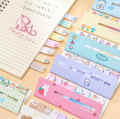 Lytwtw's Kawaii Stationery Cartoon Animals Marker Memo Pad Bookmark Flags Index Tab Sticky Notes Label Paper Stickers.