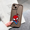 Hontinga for Xiaomi 11i Poco X4 NFC Back Cover Cute Spider-Man Pattern Ladder Soft Camera Protection Rubber Phone Case.
