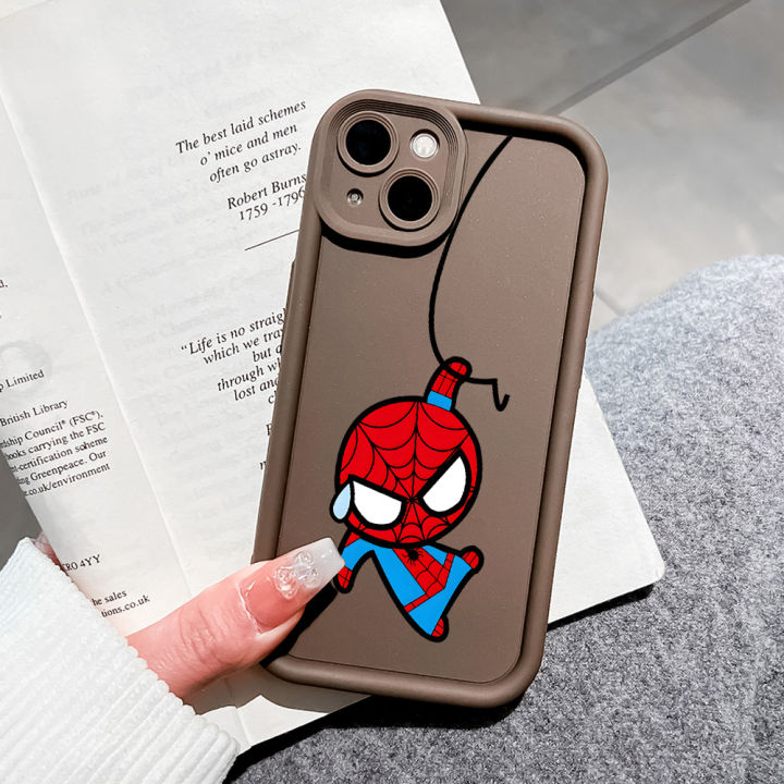 Hontinga%20for%20Xiaomi%2011i%20Poco%20X4%20NFC%20Back%20Cover%20Cute%20Spider-Man%20Pattern%20Ladder%20Soft%20Camera%20Protection%20Rubber%20Phone%20Case%20-%20Image%207
