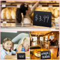 20 Pack Mini Chalkboard Signs Black for Chalk Sign for Food - Party - Buffet - Table Sign Chalkboard with 2 Chalk Marker. 