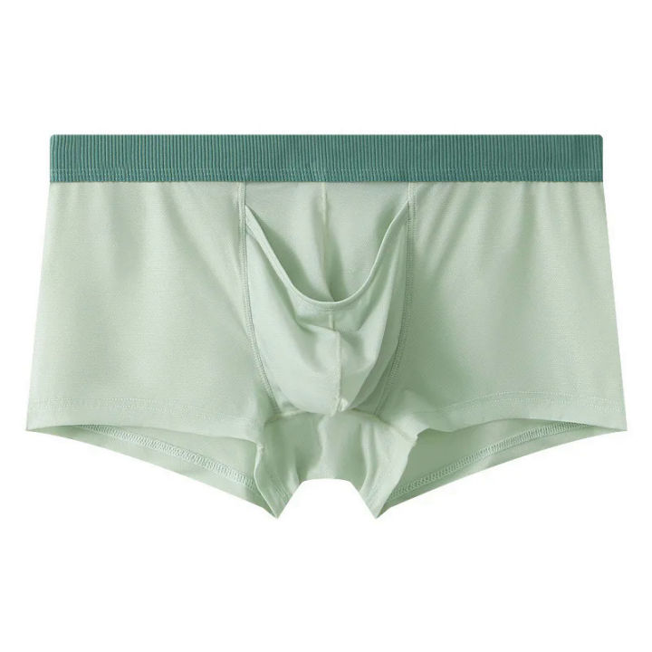 Men%20Trunks%20Ice%20Silk%20Underwear%20Elephant%20Nose%20Open%20Sheath%20Panties%20Summer%20Thin%20Breathable%20Bullet%20Separation%20Boxer%20Underpants%20-%20Image%206