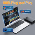 500G Retro Gaming HDD Video Game Console Retrobat&Playnite&Launchbox OS for XBOX/PS3/PS2/Switch/Wii/WiiU/DC/NES with 38200+Games.
