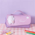 New Multifunctional Large Capacity Decompreion Pencil Cae Cute tationery Cae Girl Boy chool upplie Kawaii Pouch Bag Bag.