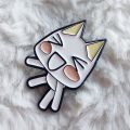Toro Inoue Cat Enamel Pin Lapel Brooch Metal Anime Badge Jewelry Accessary. 