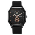 Liu's large dial fashion new double layer square case belt casual men's personality sports quartz watch wholesale. 