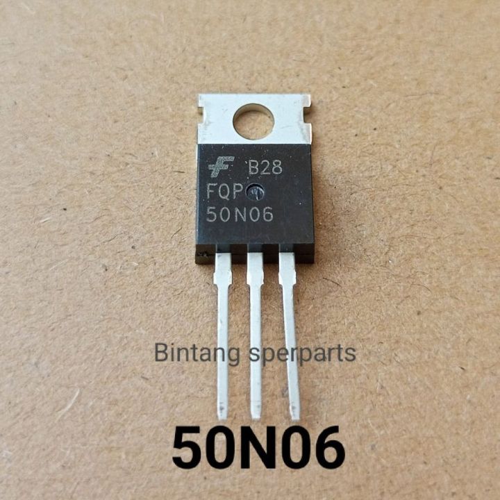 FQP50N06%20MOSFET%20KIA50N06%2050N06%20MOSFET%20N-Channel%2060V%2050A%20Power%20Field%20Effect%20Transistor%20TO-220%20Package%203%20Pin%20Leads%20Power%20Amplifier%20-%20Image%202