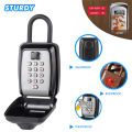 Key Safe -Spacious Resettable 12-Digit Combination Keypad Lock Box,.