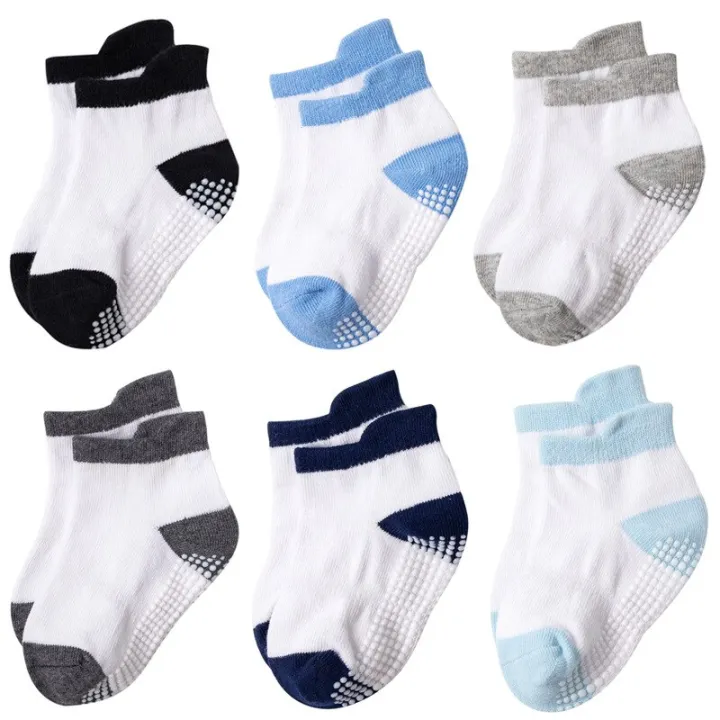 6%20Pairs%20Baby%20Boy%20Girl%20Socks%20Summer%20Anti%20Slip%20for%20Newborn%20Infant%20Toddler%20Plain%20Solid%20Non-slip%20Casual%20Cotton%20Low%20Foot%20Accessories%20-%20Image%203