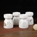 【happy one】Ceramic Candle Oil Incense Burner Essential Oil Burner Porcelain Home Living Room Decoration. 