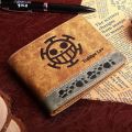 Anime Pirate King Monkey D Luffy Men's Short Wallet Card Holder Purse. 