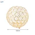 Crystal Lampshade Shiny Desk Light Antique Lamp Classic.