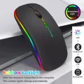 Rechargeable Wireless Optical Mouse, Wireless Computer Gamer 2.4GHz Mouse. 