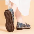 Ethnic Style Soft Sole Casual Shoes for Women, Size 36-40.