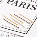 200pcs/bag 20 25 30 40 50 60 70 mm "T" Shape Flat Head Pins Gold/Copper/Rhodium Headpins For Jewelry Making Findings DIY Supplies. 
