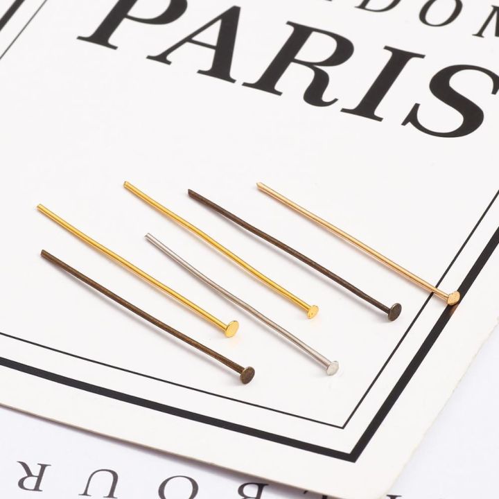 200pcs/bag%2020%2025%2030%2040%2050%2060%2070%20mm%20"T"%20Shape%20Flat%20Head%20Pins%20Gold/Copper/Rhodium%20Headpins%20For%20Jewelry%20Making%20Findings%20DIY%20Supplies%20-%20Image%208