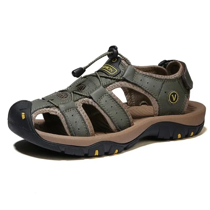 Men's%20Sandals%20Summer%20Anti-collision%20Toe%20Outdoor%20Walking%20Treking%20Casual%20Shoes%20Leather%20Hiking%20Men%20Slippers%20Beach%20Wading%20Shoes%20-%20Image%205