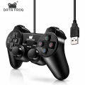DATA FROG Vibration Joystick Wired USB PC Controller For PC Computer Laptop For WinXP/Win7/Win8/Win10 For Vista Black Gamepad.