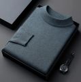 Men's Anti-pilling High Quality Knit Sweater Shirt Slim Fit Long Sleeve Pullover Solid Color Men Clothing.