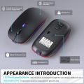 HP BTW900 Wireless Bluetooth Rechargeable Mouse – 2.4GHz Dual Mode Slim RGB Mouse for Laptop & PC.