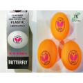 Table Tennis Ball Butterfly 40+ 3 Star Ball - Orange. 