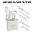 Xiaomi Youpin Kitchen 6 Piece Set with Storage Kitchen Gadget Kitchenware Set. 
