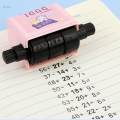 Math Roller Stamp Roller Digital Teaching Stamp Portable Number Teaching Practice for Addition Subtraction for Kindergarten, Kids, Home, Teacher.