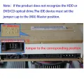 OULLX SATA IDE Adapter 40 Pin IDE to SATA Connector 3.5 HDD IDE/PATA Hard Disk Adapter Converter With 7Pin-SATA Data Cable. 